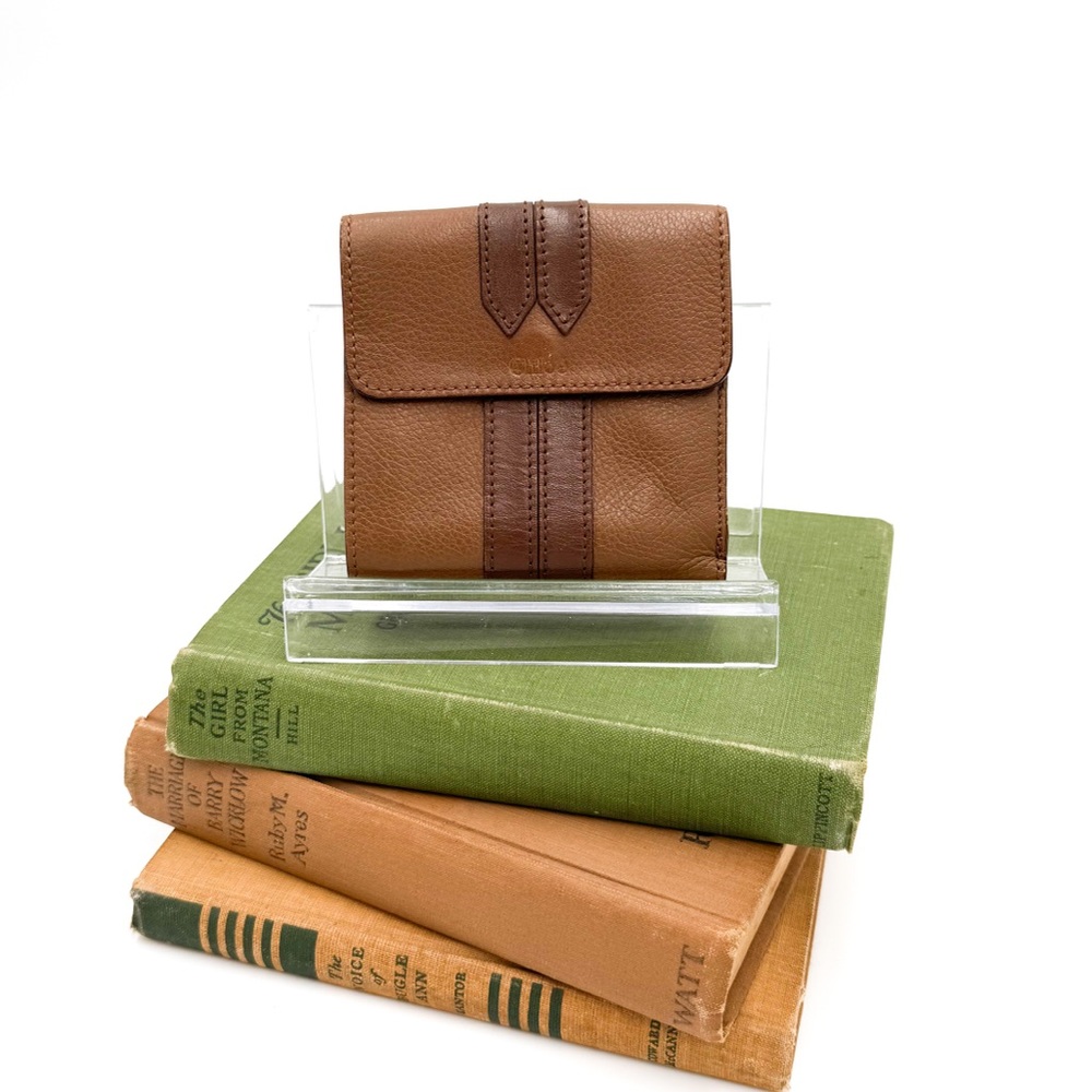 Chloe Tan and Brown Leather Women's Wallet